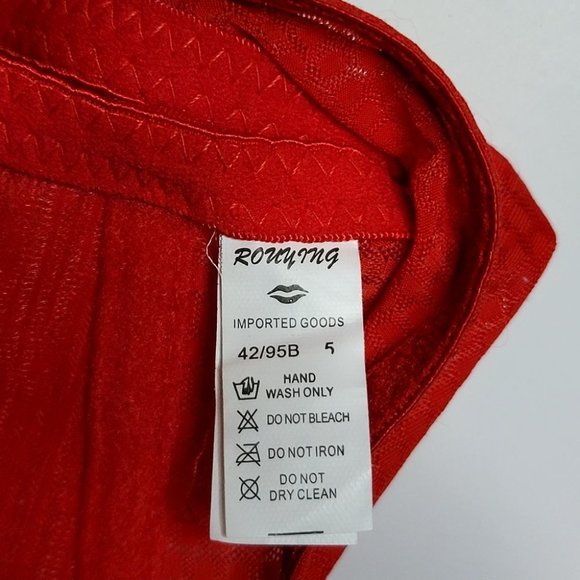 Sexy lingerie,set of bra&underwear color Red size L - Picture 2 of 3